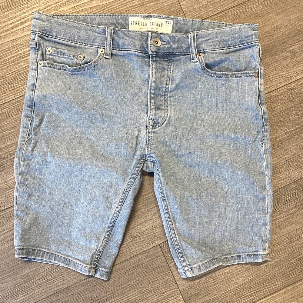 Topman Men’s Denim Shorts 32w